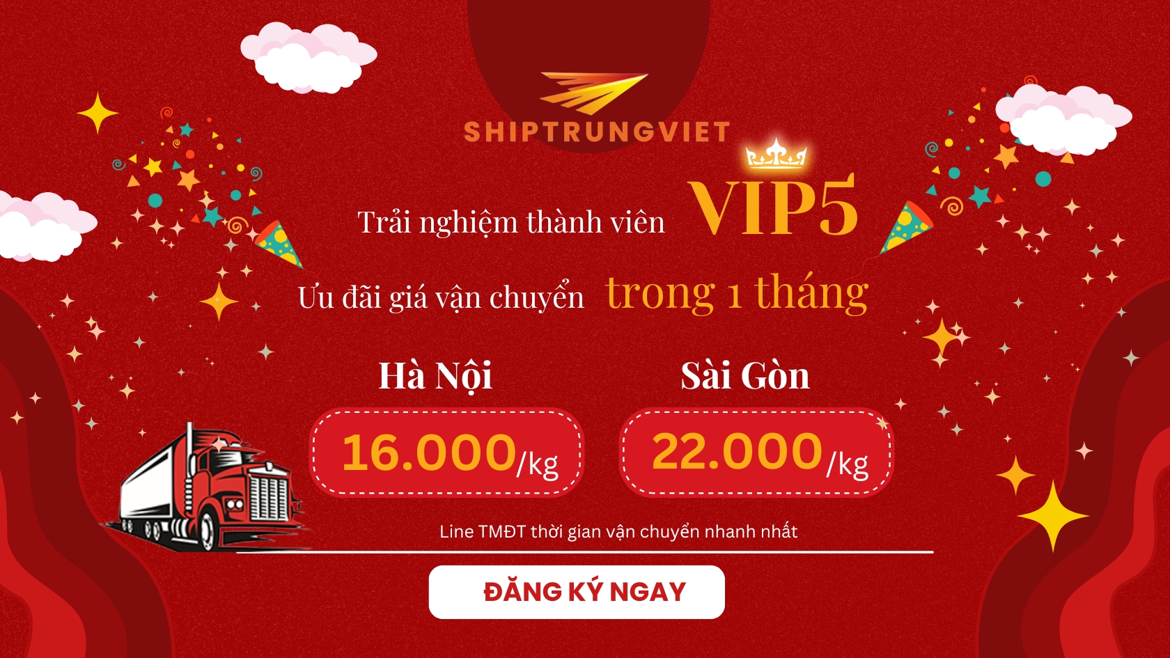 Thông báo cập nhật giá Ưu đãi Tháng 9 giành cho đối tác vận chuyển của Ship Trung Việt